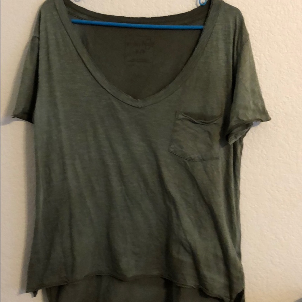 Free people green top